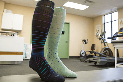 Compression stockings at Walking Mobility Clinics